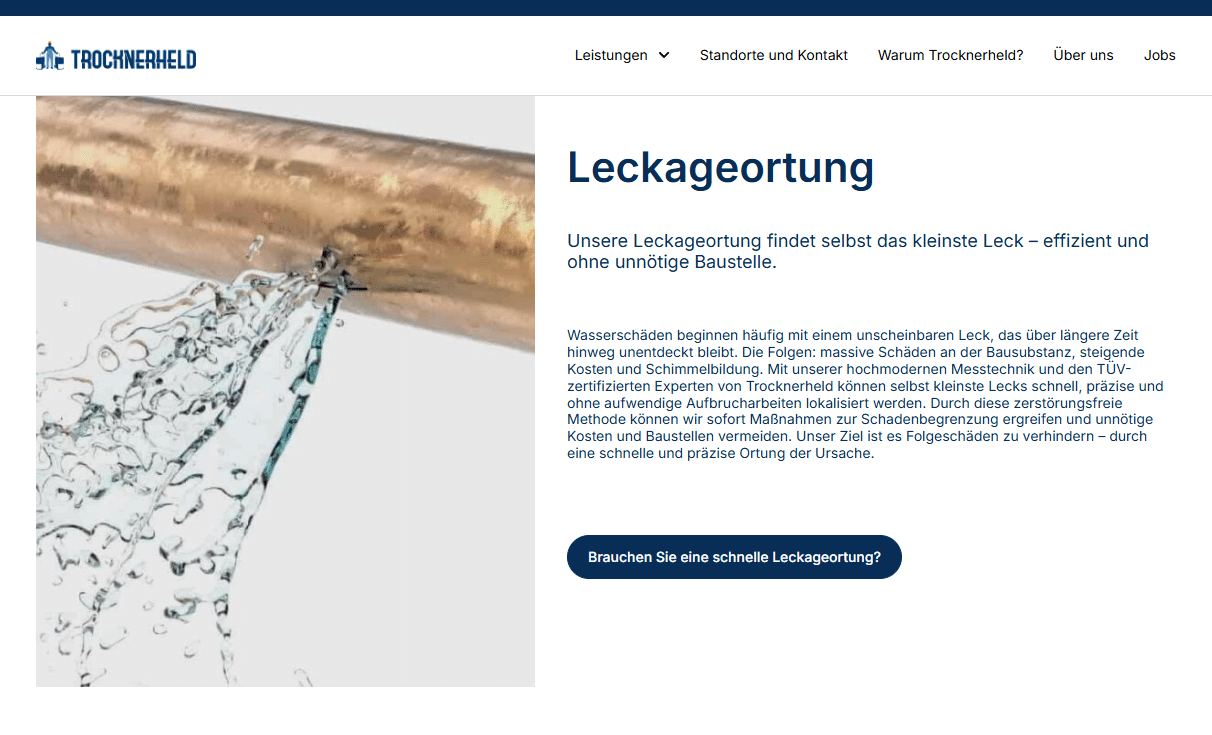 Leckageortung-Trocknerheld