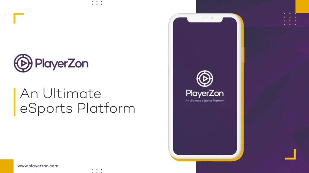 PlayerZon eSports pitch deck design created in Figma